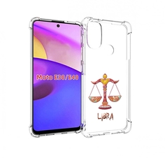 Чехол бампер MyPads знак-зодиака-весы-8 для Motorola Moto E30.