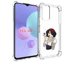 Чехол MyPads принцесса-тату женский для TCL 405