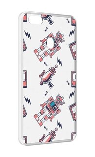 Чехол MyPads мини-роботы для Oppo Realme 2