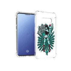 Чехол MyPads Tocco для Samsung Galaxy S10E нарисованная девушка в татуировках