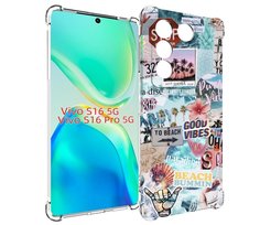 Чехол MyPads Пляжи-постер для Vivo S16 5G/S16 Pro 5G/V27/V27 Pro