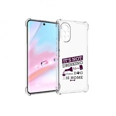 Чехол MyPads не-пей-один-дома для Huawei Nova 8 (ANG-LX1)