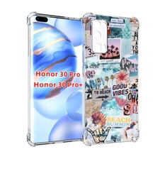 Чехол бампер MyPads Пляжи-постер для Honor 30 Pro