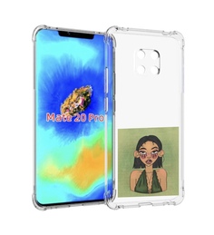 Чехол MyPads девушка-с-каре-и-тату для Huawei Mate 20 Pro/Mate 20 RS 6.39