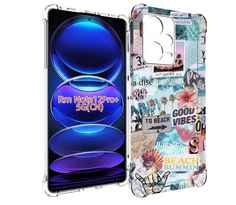 Чехол MyPads Пляжи-постер для Xiaomi Redmi Note 12 Pro + Plus