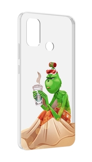 Чехол MyPads Гринч-в-платье для UleFone Note 10P/Note 10