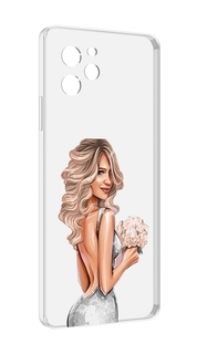 Чехол MyPads Роскошное-платье женский для Huawei Nova Y61 / Huawei Enjoy 50z