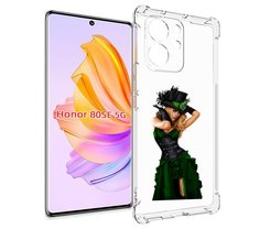 Чехол MyPads девушка-в-модном-длинном-платье женский для Honor 80 SE