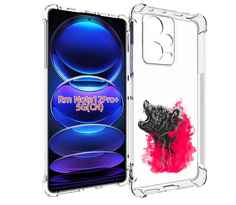 Чехол MyPads медведь в дымке для Xiaomi Redmi Note 12 Pro + Plus