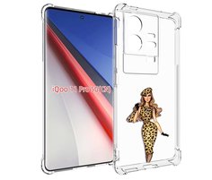 Чехол бампер MyPads леопардовое платье женский для Vivo iQOO 11 ...