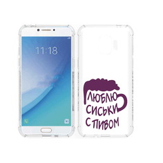 Чехол MyPads Tocco для Samsung Galaxy J2 Pro (2018) люблю пить кружка (PT226925.585.453)