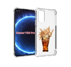 Чехол бампер MyPads Кола-в-стакане для Honor V30 Pro