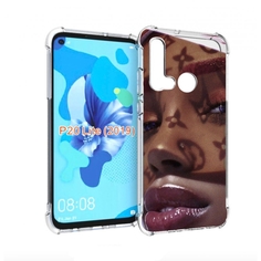 Чехол бампер MyPads лицо девушки тень женский для Huawei P20 Lit