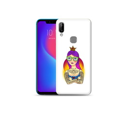 Чехол MyPads Tocco для Lenovo S5 Pro девушка в татуировках с короной