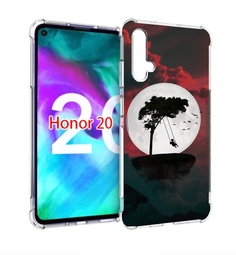 Чехол бампер MyPads качели-над-пропастью для Honor 20 Honor