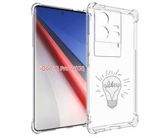 Чехол бампер MyPads лампочка-с-идеей для Vivo iQOO 11 Pro против...