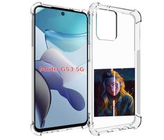 Чехол бампер MyPads девушка-в-тени для Motorola Moto G53 противо