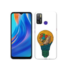 Чехол MyPads Tocco для Tecno Spark 5 Air кит в лампочке с парусами