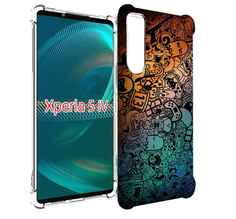 Чехол MyPads стикеты в тени для Sony Xperia 5 IV (5-4)