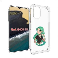 Чехол MyPads рапунцель-в-тату женский для Nokia G400 5G