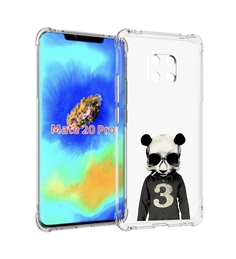 Чехол MyPads Панда-в-костюме для Huawei Mate 20 Pro/Mate 20 RS 6.39
