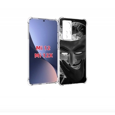 Чехол бампер MyPads Маска для Xiaomi 12/Xiaomi 12X противоударный