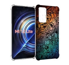 Чехол MyPads стикеты в тени для Xiaomi 12 Lite