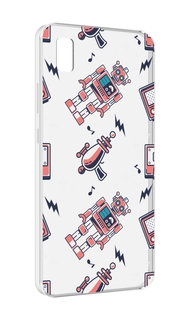 Чехол MyPads мини-роботы для ZTE BLADE L210