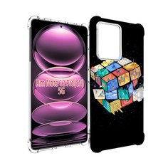 Чехол MyPads Кубик-Рубика для Xiaomi Redmi Note 12 Pro