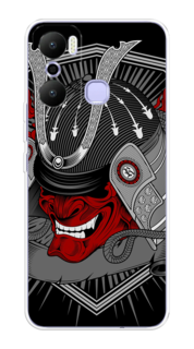 Чехол на Infinix Hot 20 Play "Красная маска самурая" Case Place