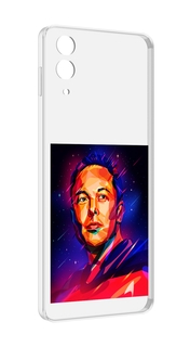 Чехол MyPads Илон-Маск для Samsung Galaxy Z Flip 4 (SM-F721)