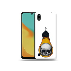 Чехол MyPads Tocco для ZTE Blade A7 череп в лампочке (PT136477.473.676)
