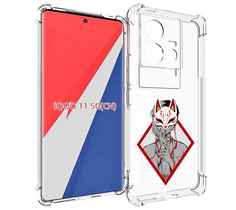 Чехол MyPads девушка в маске япония для Vivo iQOO 11