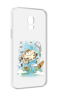 Чехол MyPads Счастливый чемодан для Samsung Galaxy S5 mini