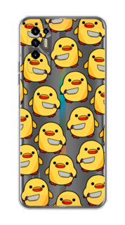 Чехол для Tecno Pova 2 "Утка с ножом" Case Place