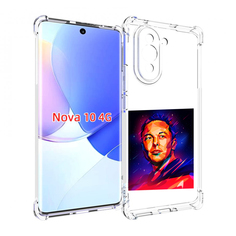 Чехол MyPads Илон-Маск для Huawei Nova 10