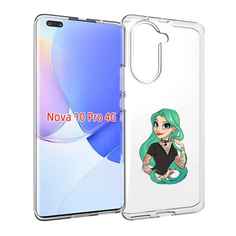 Чехол MyPads рапунцель-в-тату женский для Huawei Nova 10 Pro противоударный