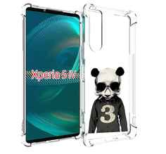 Чехол MyPads Панда-в-костюме для Sony Xperia 5 IV (5-4)