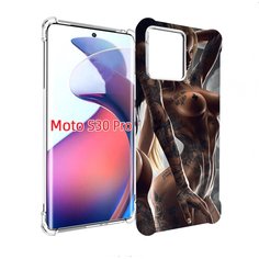 Чехол MyPads девушки-инь-и-янь-в-татуировках для Motorola Moto S30 Pro
