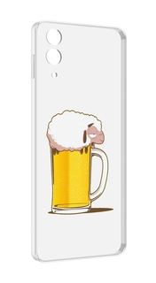 Чехол MyPads кружка пива для Samsung Galaxy Z Flip 4 (SM-F721)