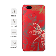 Чехол Awog на Xiaomi Mi 5X "Тени стрекоз"