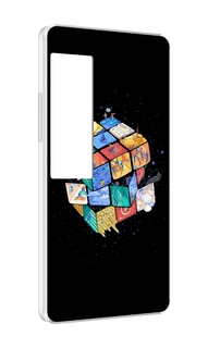 Чехол MyPads Кубик-Рубика для Meizu Pro 7 Plus