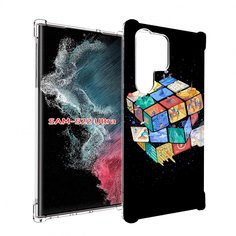 Чехол MyPads Кубик-Рубика для Samsung Galaxy S23 Ultra