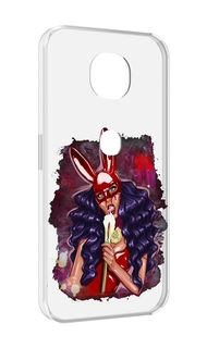 Чехол MyPads девушка-с-текучей-маской женский для Motorola Moto G5S (XT1799-2)