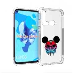 Чехол бампер MyPads микки в маске для Huawei P20 Lite (2019).
