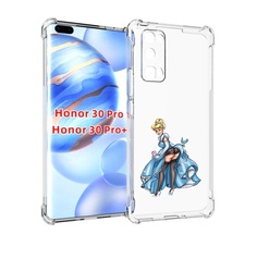 Чехол бампер MyPads девушка-в-платье-красивая женский для Huawei
