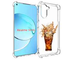 Чехол MyPads Кола-в-стакане для Realme 10