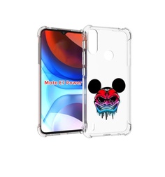 Чехол MyPads микки в маске для Motorola Moto E7 Power