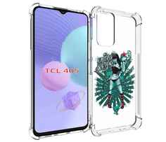Чехол MyPads нарисованная девушка в татуировках для TCL 405