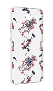 Чехол MyPads мини-роботы для Meizu M5 Note